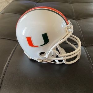 Miami Hurricanes Riddell Mini Football Helmet